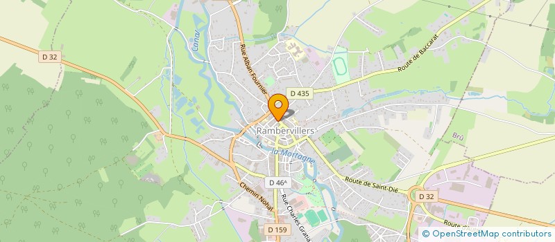 localisation de l'entreprise MADAME ALINA ANDRA PEPELEA  RAMBERVILLERS