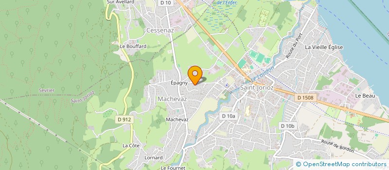 localisation de l'entreprise MADAME ALINA BESAGA  SAINT-JORIOZ