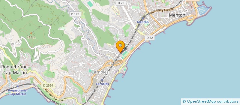 localisation de l'entreprise MADAME ALINA BETA à MENTON