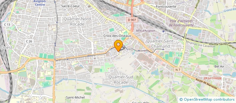 localisation de l'entreprise MADAME ALINA BILOZOROVA à AVIGNON