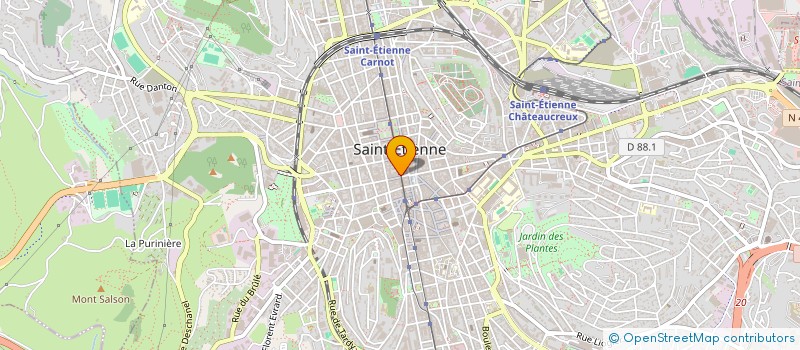 localisation de l'entreprise MADAME ALINA BOBINA  SAINT-ETIENNE