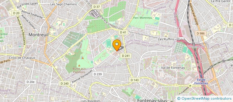 localisation de l'entreprise MADAME ALINA CIRPACI  MONTREUIL