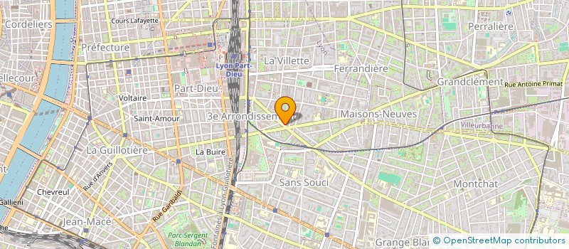 localisation de l'entreprise MADAME ALINA DIACONU  LYON