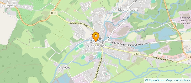 localisation de l'entreprise MADAME ALINA GARKUSHENKO  SAINT-LOUP-SUR-SEMOUSE