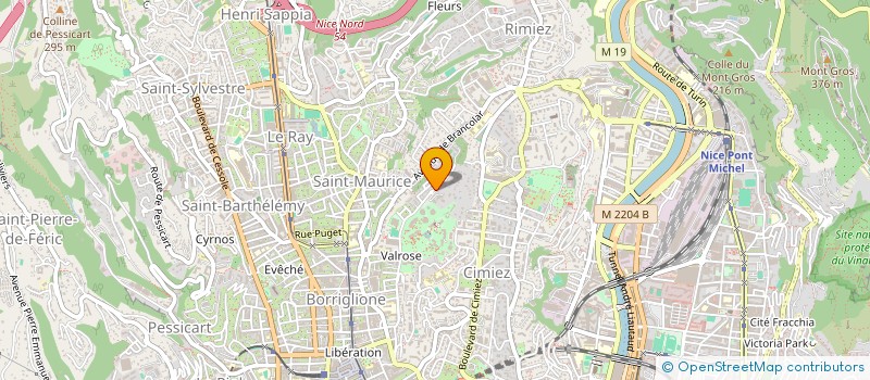 localisation de l'entreprise MADAME ALINA GAVRIL à NICE