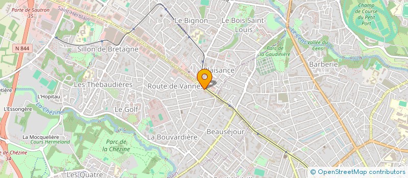 localisation de l'entreprise MADAME ALINA GROMOVA à SAINT-HERBLAIN
