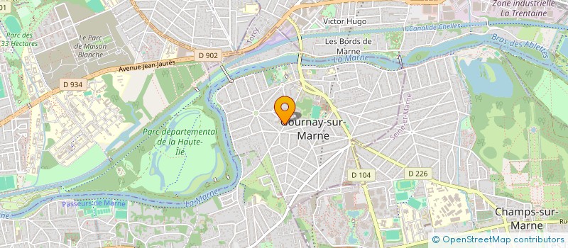 localisation de l'entreprise MADAME ALINA KIKINEZHDI  GOURNAY-SUR-MARNE