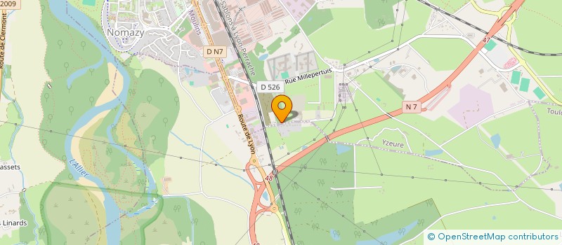 localisation de l'entreprise MADAME ALINA LACATUS  YZEURE