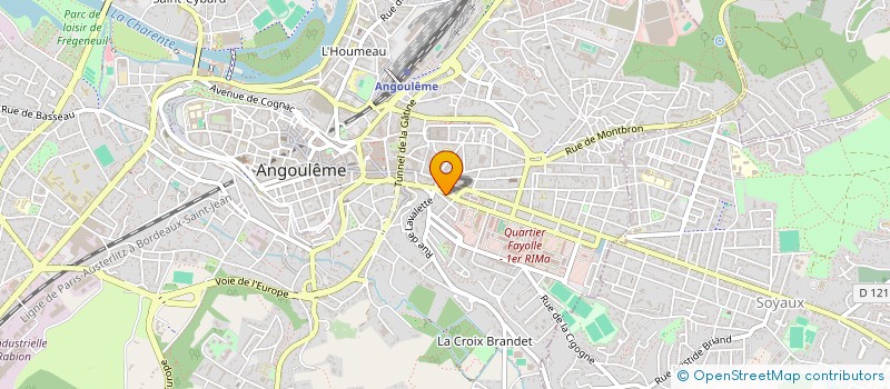 localisation de l'entreprise MADAME ALINA LAZAR à ANGOULEME