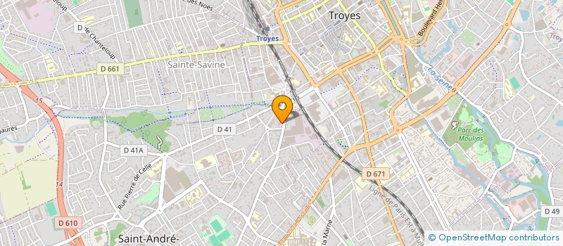 localisation de l'entreprise MADAME ALINA NAKHAPETIAN  SAINT-ANDRE-LES-VERGERS