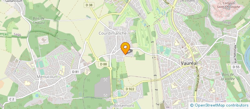 localisation de l'entreprise MADAME ALINA NISTOR  CERGY