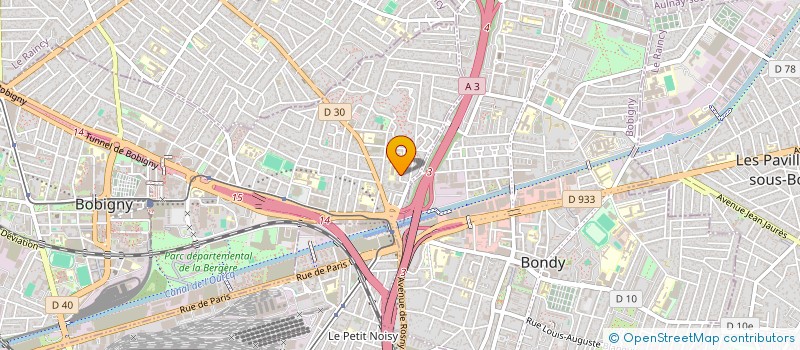 localisation de l'entreprise MADAME ALINA OROS  BOBIGNY