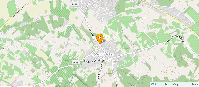 localisation de l'entreprise MADAME ALINA POISSONNIER CIZMAS  SAINT-DIDIER