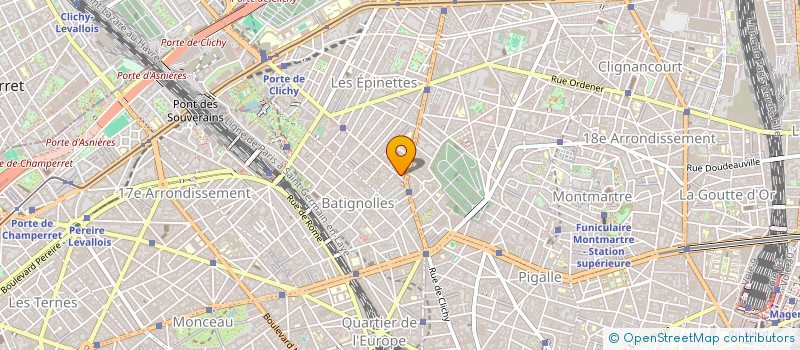 localisation de l'entreprise MADAME ALINA POPOVICI  PARIS