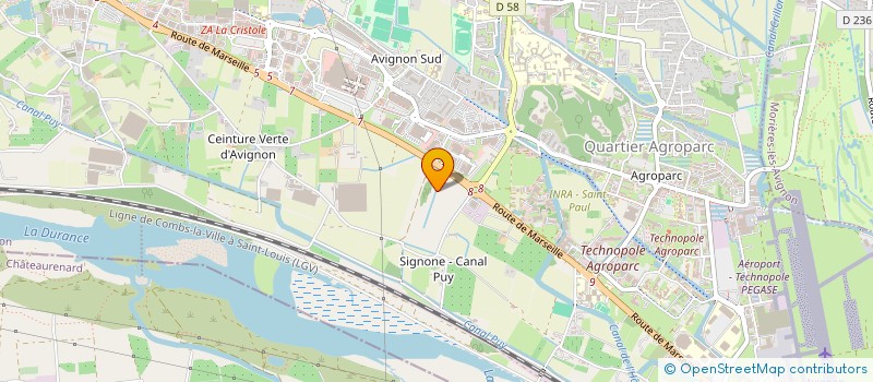 localisation de l'entreprise MADAME ALINA-SABINA MICU  AVIGNON