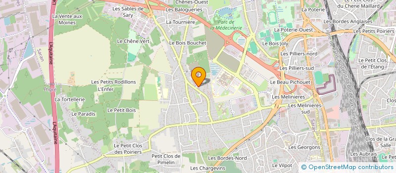 localisation de l'entreprise MADAME ALINA SERBAN  SARAN