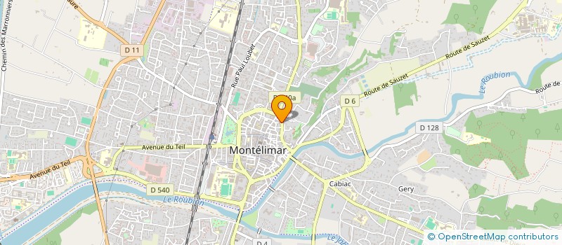 localisation de l'entreprise MADAME ALINA SITEJKO à MONTELIMAR