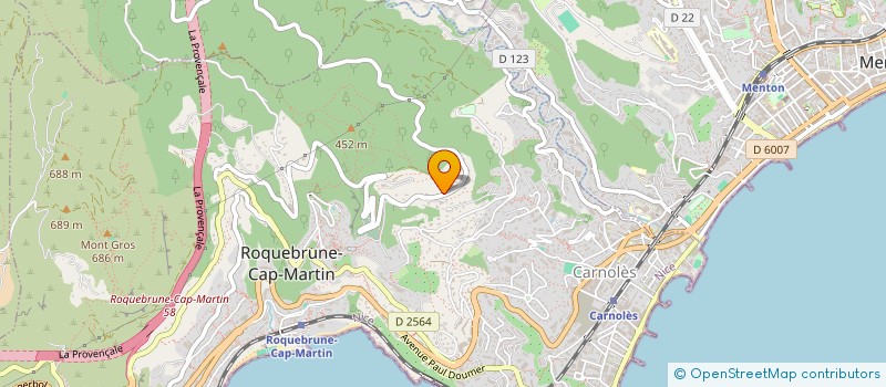 localisation de l'entreprise MADAME ALINA VORONINA  ROQUEBRUNE-CAP-MARTIN