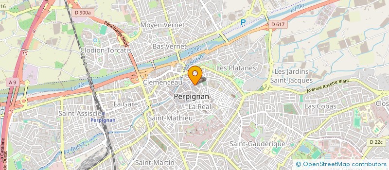 localisation de l'entreprise MADAME ALINA YANG à PERPIGNAN