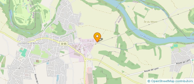 localisation de l'entreprise MADAME ALINE ABADIE  VILLETTE-D'ANTHON