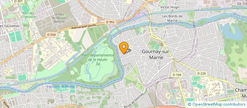 localisation de l'entreprise MADAME ALINE ALINE BAILLY à GOURNAY-SUR-MARNE