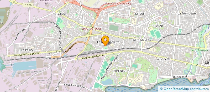 localisation de l'entreprise MADAME ALINE ALINE MARCHAND  LA ROCHELLE