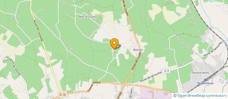 localisation de l'entreprise MADAME ALINE AMAT  GAILLAC