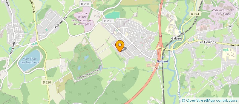 localisation de l'entreprise MADAME ALINE ANDRIEUX  SAINT-VALLIER