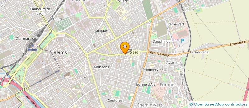 localisation de l'entreprise MADAME ALINE ANNIE AGNES BEAUVAIS  REIMS