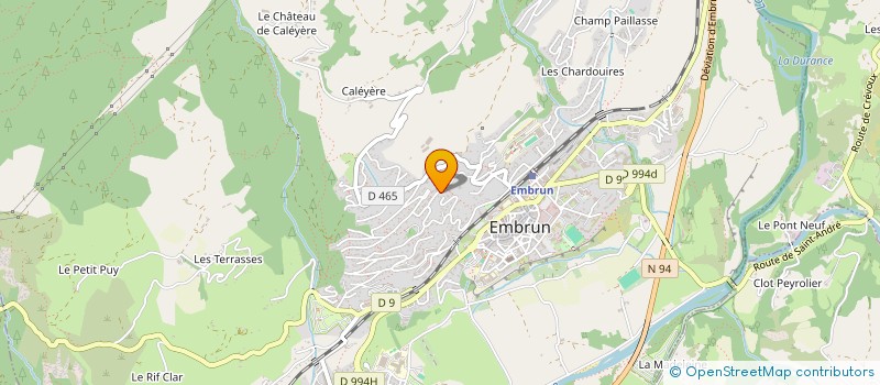 localisation de l'entreprise MADAME ALINE ARDUIN à EMBRUN