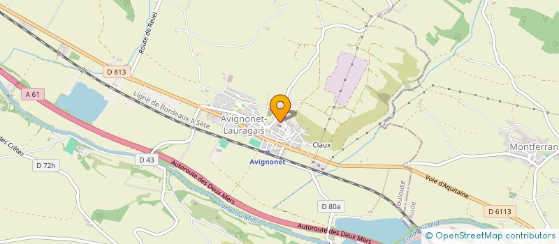 localisation de l'entreprise MADAME ALINE ARMENGAUD  AVIGNONET-LAURAGAIS