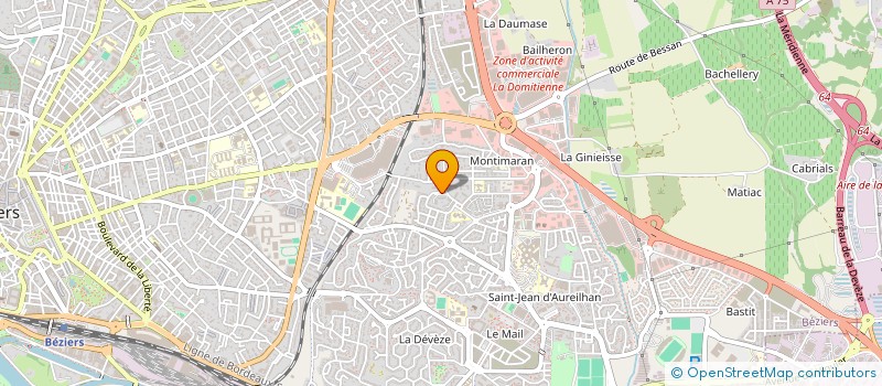 localisation de l'entreprise MADAME ALINE ASARO à BEZIERS