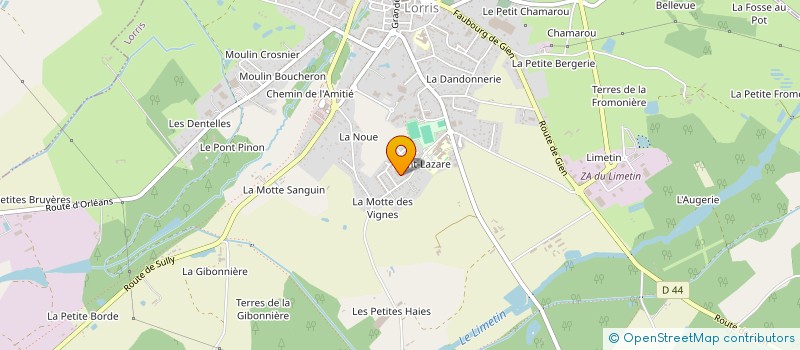 localisation de l'entreprise MADAME ALINE AUBERT à LORRIS