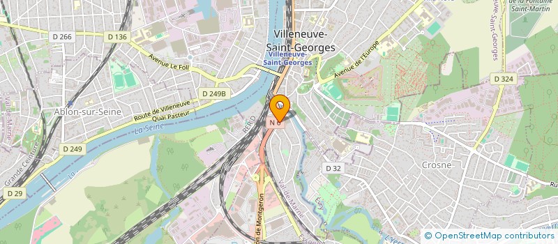 localisation de l'entreprise MADAME ALINE AUGUSTO  VILLENEUVE-SAINT-GEORGES