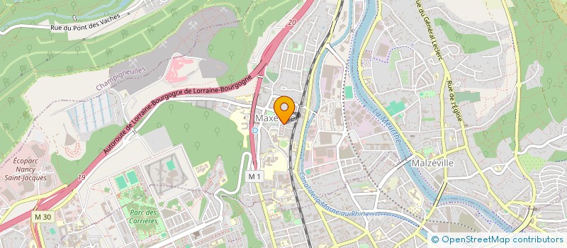 localisation de l'entreprise MADAME ALINE AUMONT  MAXEVILLE