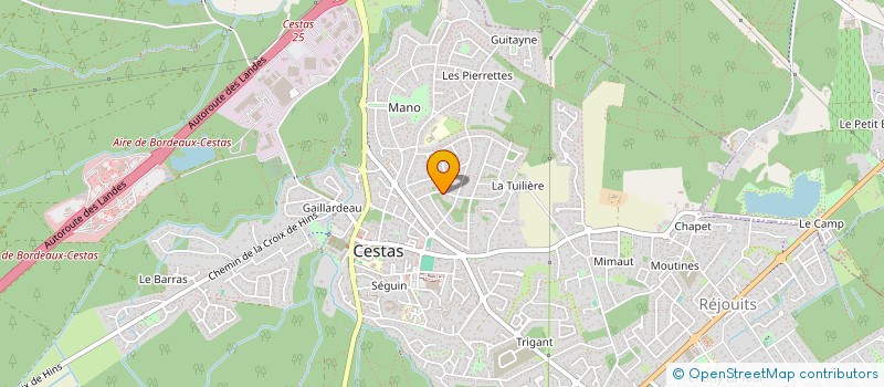 localisation de l'entreprise MADAME ALINE AURIOL  CESTAS