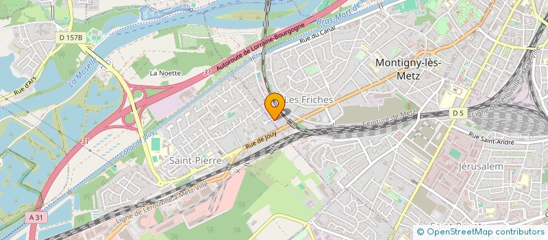localisation de l'entreprise MADAME ALINE BACH à MONTIGNY-LES-METZ