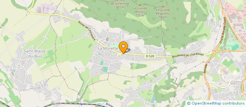 localisation de l'entreprise MADAME ALINE BALAYN  LA MURETTE