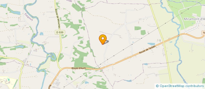 localisation de l'entreprise MADAME ALINE BARIDON  MIRAMONT-D'ASTARAC