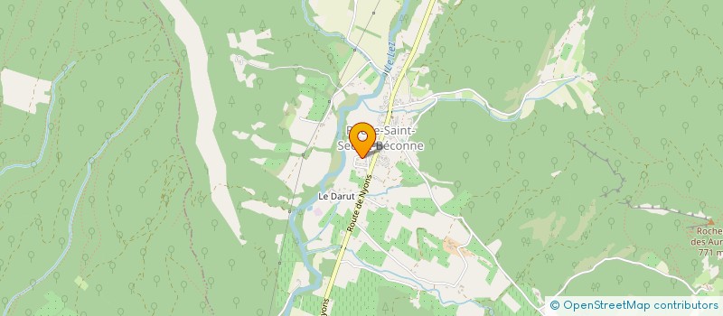 localisation de l'entreprise MADAME ALINE BARNIER  MONTBRISON-SUR-LEZ