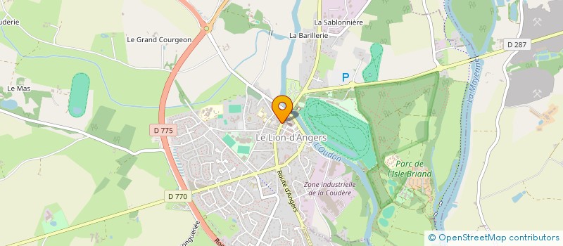 localisation de l'entreprise MADAME ALINE BARRAULT à LE LION D'ANGERS