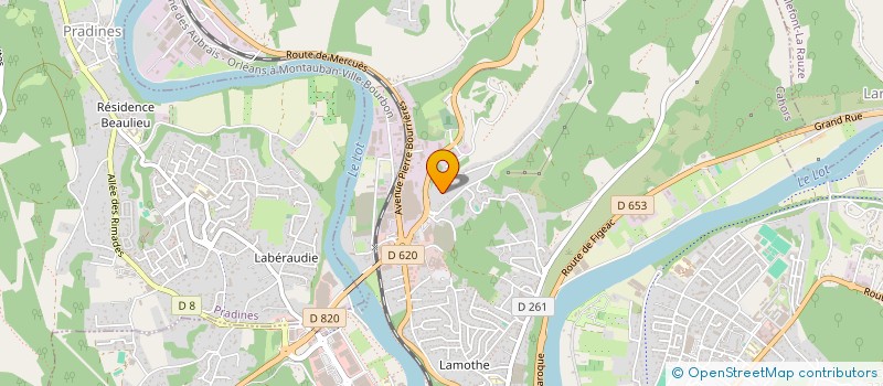 localisation de l'entreprise MADAME ALINE BATTUT  CAHORS