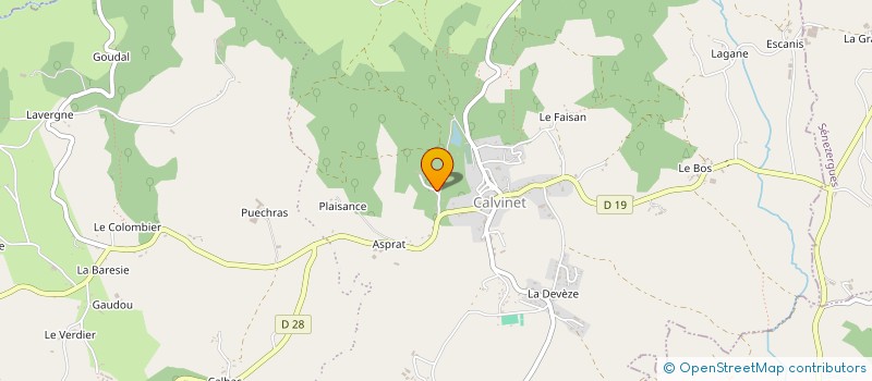 localisation de l'entreprise MADAME ALINE BAZIN à PUYCAPEL