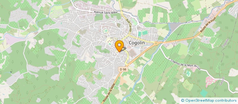 localisation de l'entreprise MADAME ALINE BEATRIX à COGOLIN