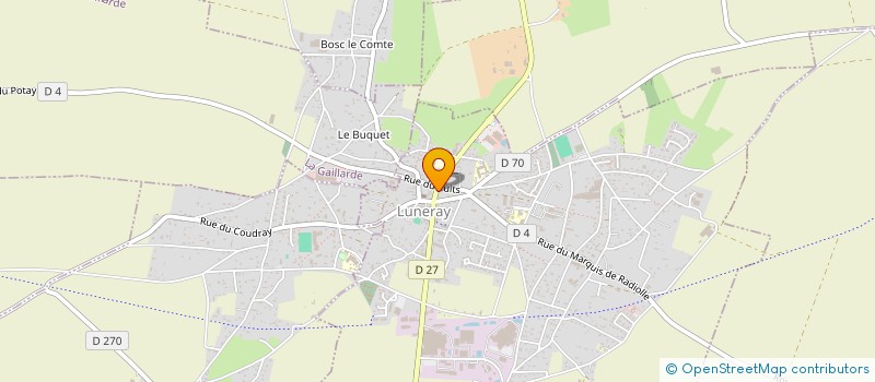 localisation de l'entreprise MADAME ALINE BEAUFOUR à LUNERAY