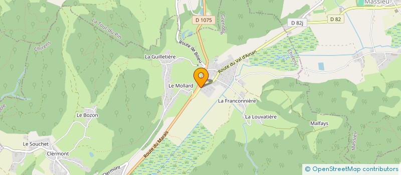 localisation de l'entreprise MADAME ALINE BECKER  CHIRENS