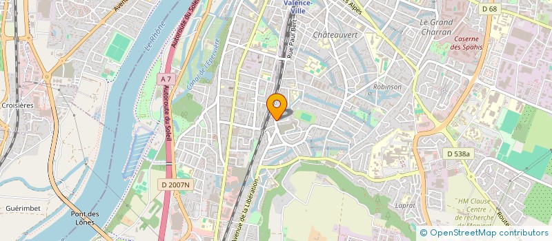 localisation de l'entreprise MADAME ALINE BEDIKIAN  VALENCE