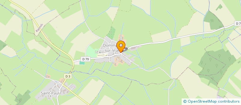 localisation de l'entreprise MADAME ALINE BEGIN  DOMMARTIN-SUR-VRAINE