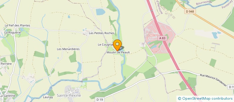 localisation de l'entreprise MADAME ALINE BELLIER  SAINTE-PEXINE