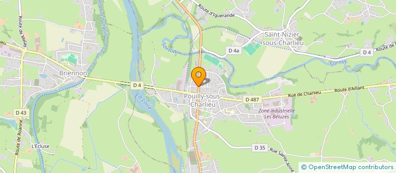 localisation de l'entreprise MADAME ALINE BELY  POUILLY-SOUS-CHARLIEU